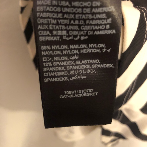 Large Black and White Bebe Dress - Picture 8 of 8